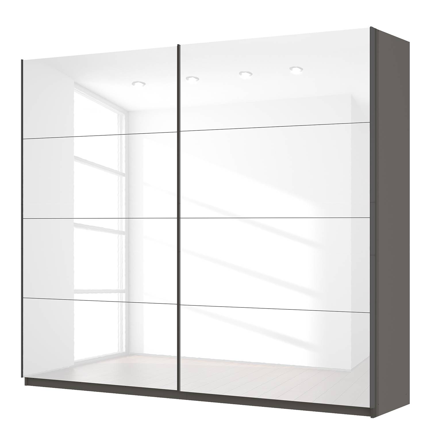 Armoire à portes coulissantes SKØP - 270 cm (2 portes) - 236 cm - Comfort, SKØP