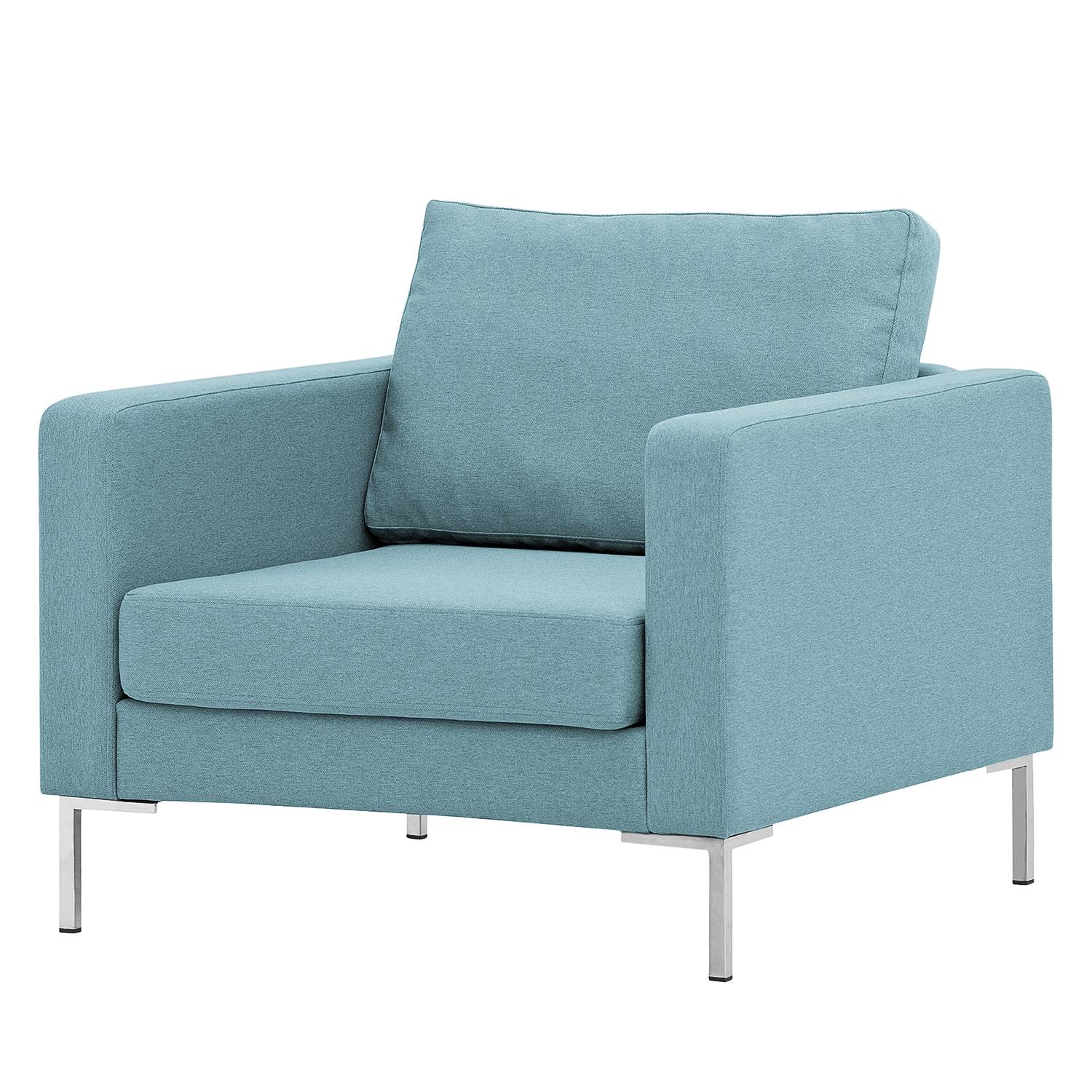 Fauteuil Portobello Tissu - Angulaire - Tissu Selva Bleu clair, Studio Copenhagen