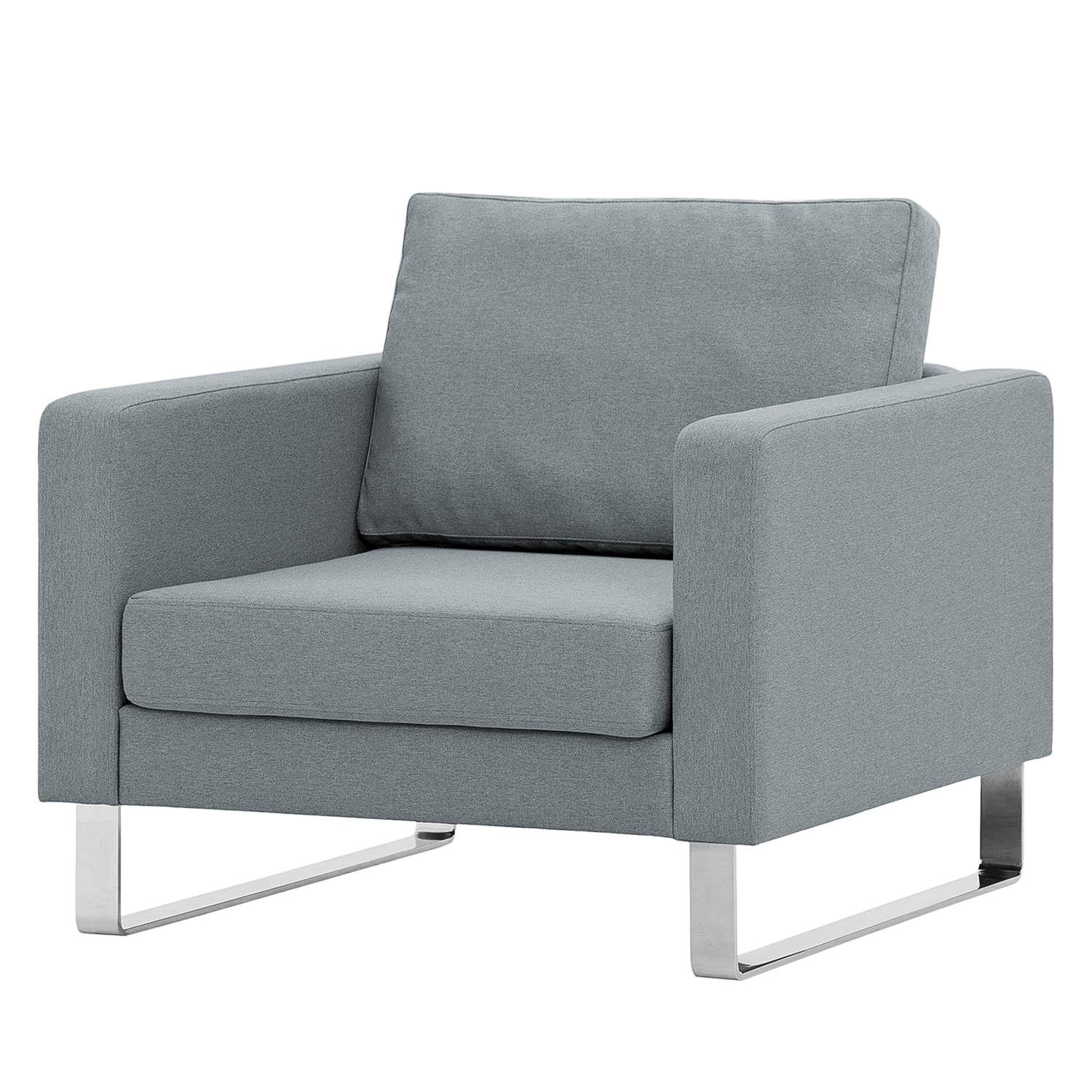 Fauteuil Portobello Tissu - Patins - Tissu Selva Gris, Studio Copenhagen