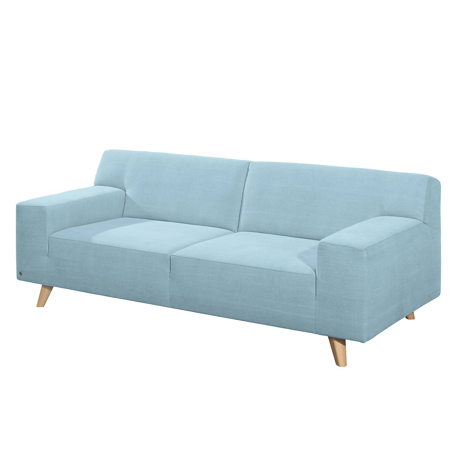Sofa Nordic Pure - Webstoff - Hellblau - 206 cm, Tom Tailor günstig online kaufen
