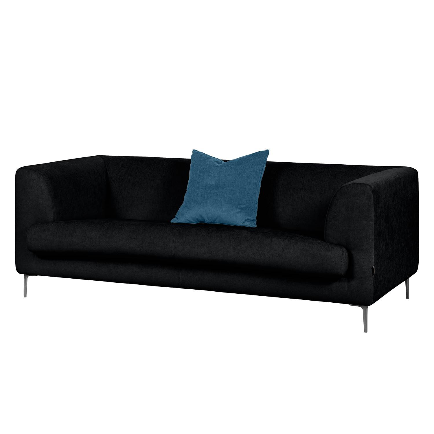 Sofa Sombret (2,5-Sitzer) Webstoff - Schwarz, Says Who