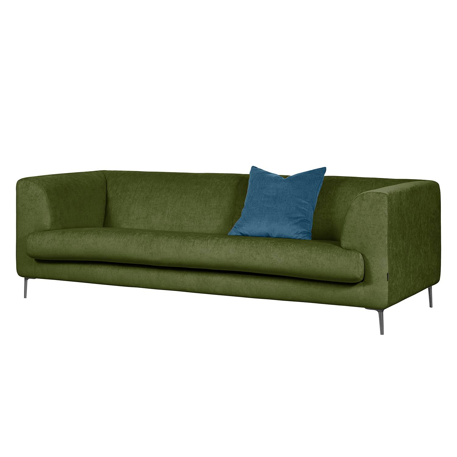 Sofa Sombret (3-Sitzer) Webstoff - OlivgrÃ¼n, Says Who