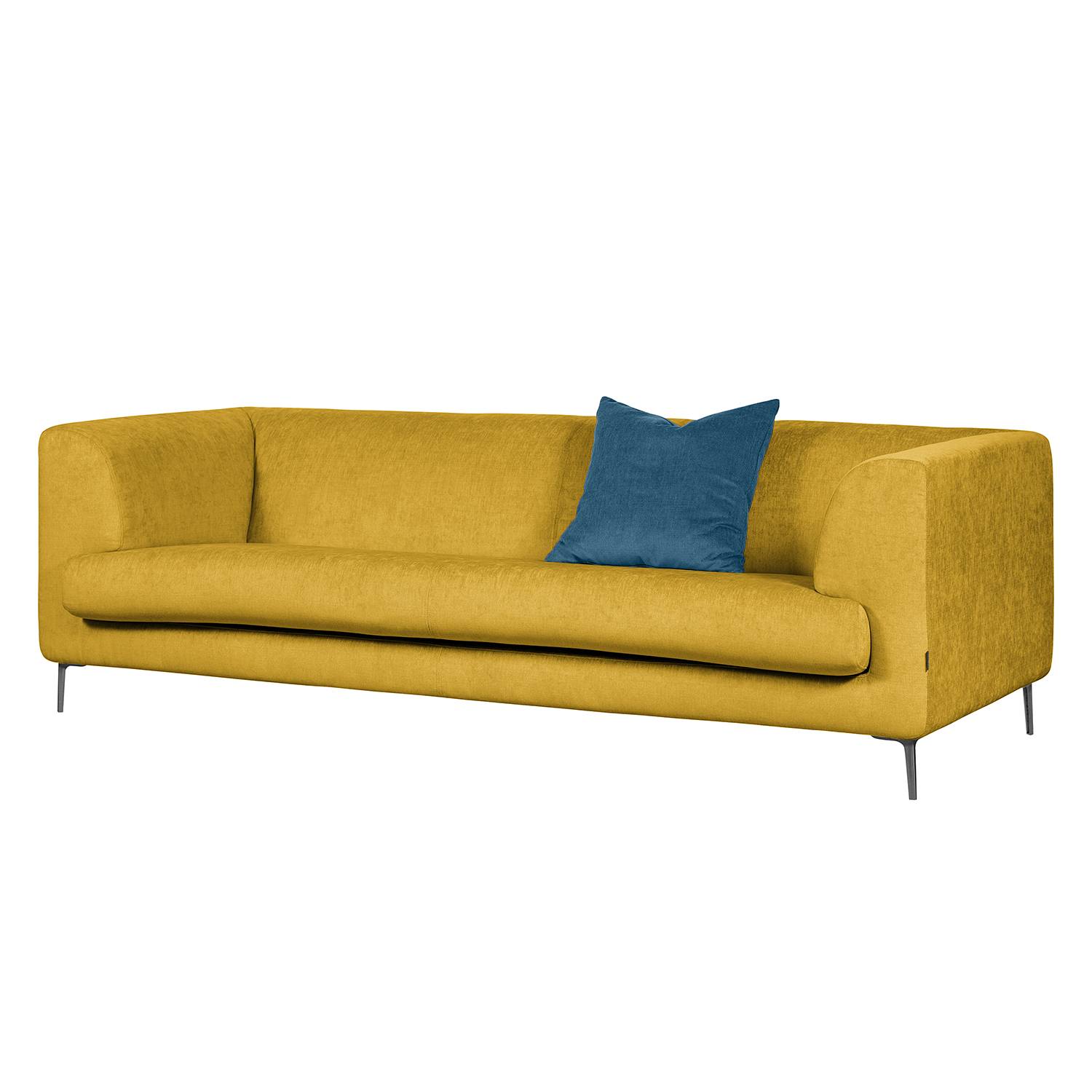 Sofa Sombret (3-Sitzer) Webstoff - Sonnengelb, Says Who