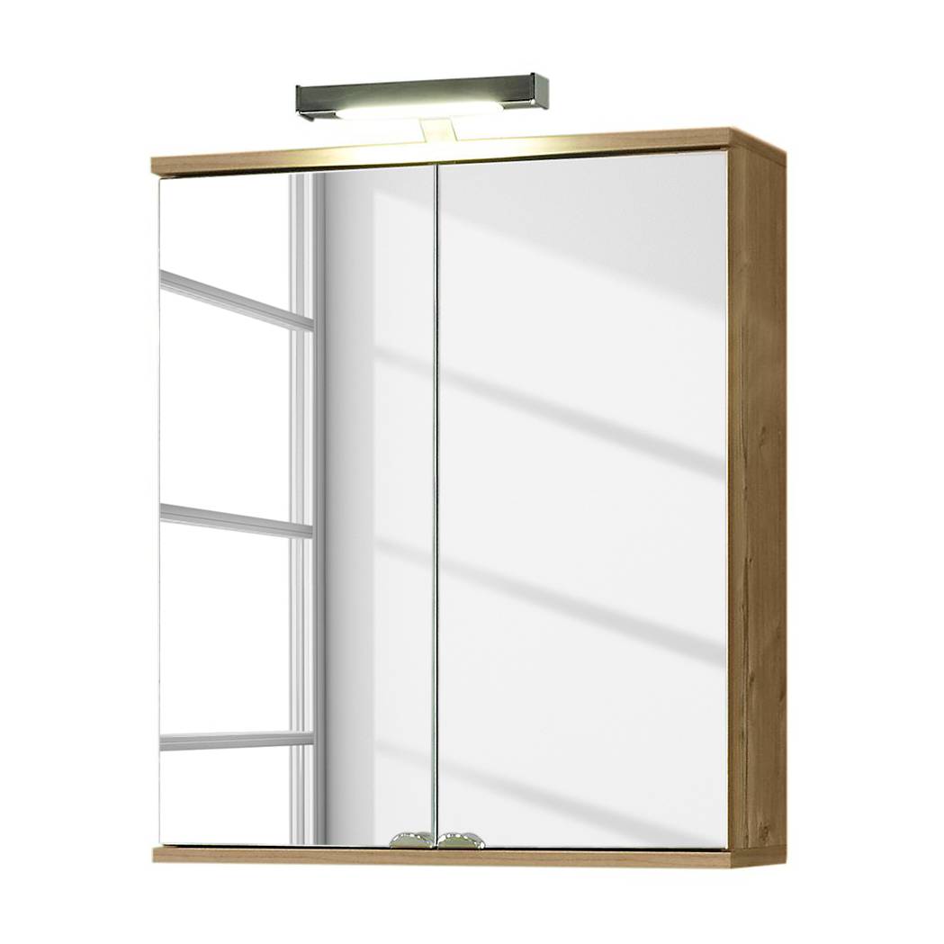 energie A+_ Spiegelkast Welnezz met LED verlichting zilversparkleurig_ Schildmeyer