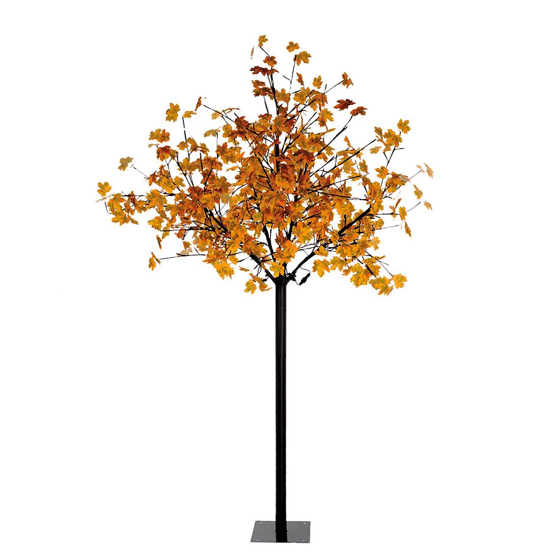 EEK A+, LED-Stehleuchte Baum by Leuchten Direkt - Eisen/Kunststoff - Schwarz, Leuchten Direkt
