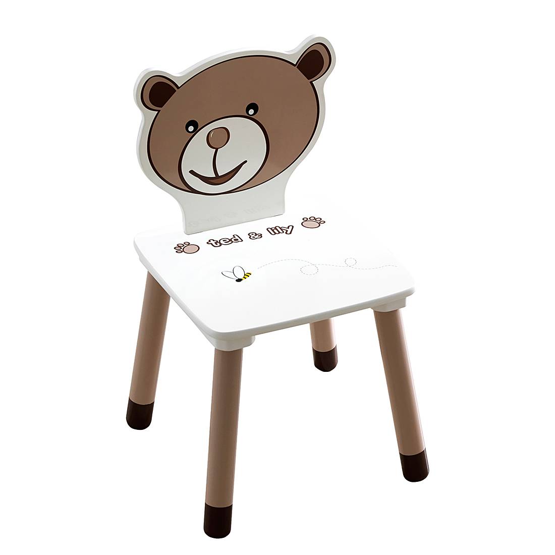 Stuhl Ted - Beige/Chocolat, Kids Club Collection