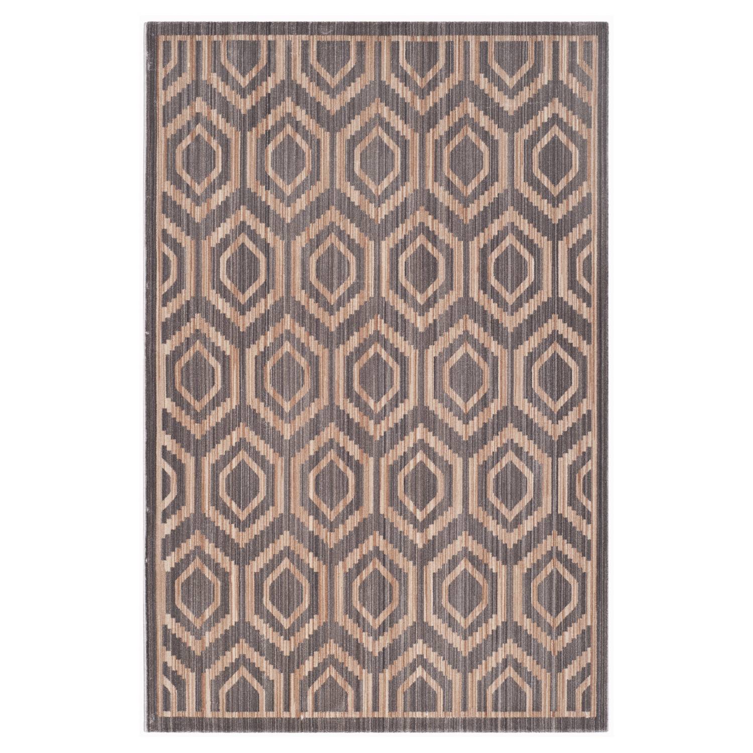 Teppich Bellagio - Grau/Beige - MaÃŸe: 121 x 182 cm, Safavieh