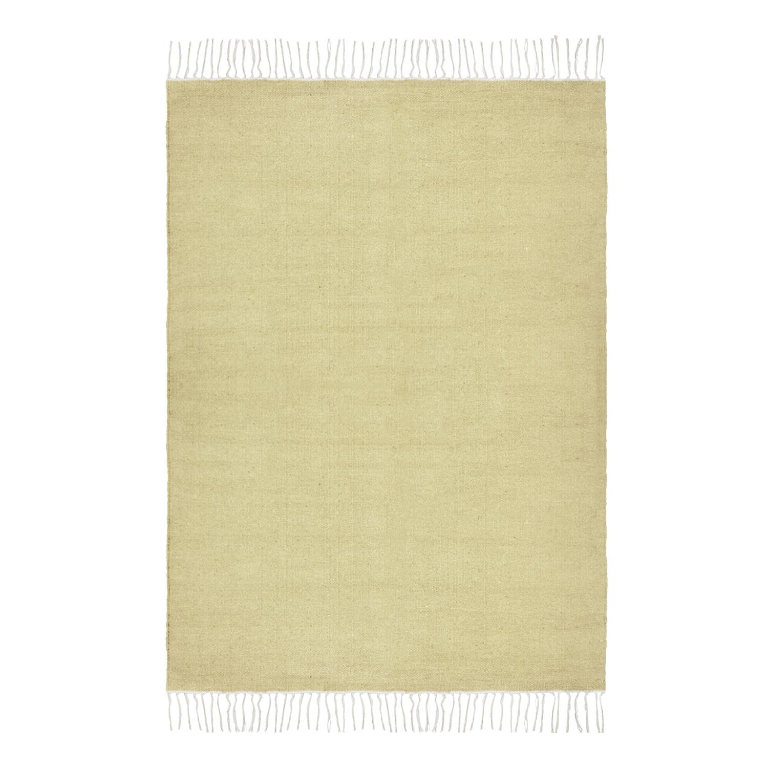 Teppich Fil - Wolle - Beige - 200 x 300 cm, Morteens