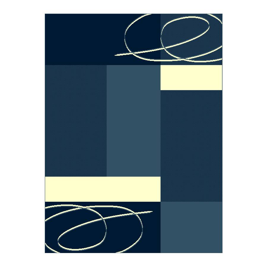 Teppich Grafik Blue - 60 x 110 cm, Hanse Home Collection