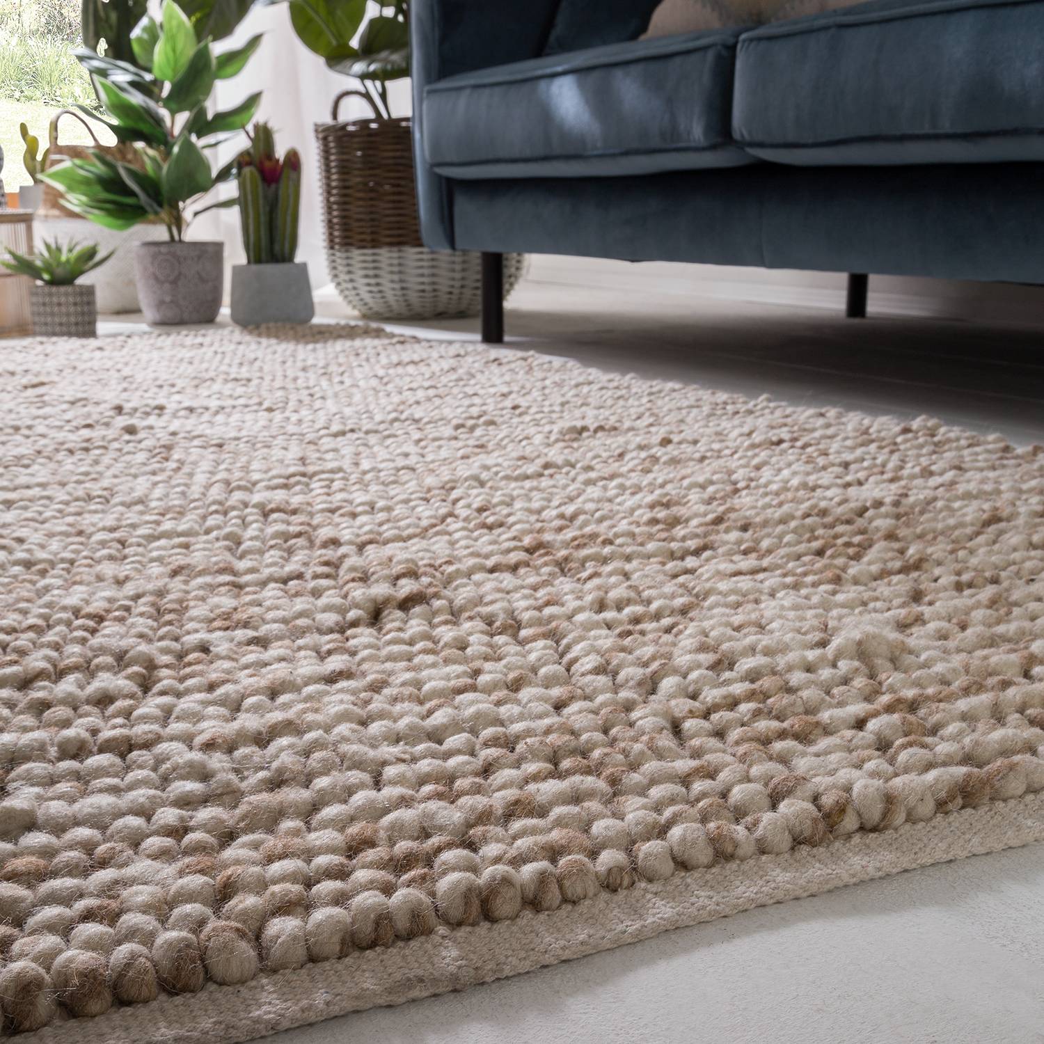 15 sparen Wollteppich HELLERUP nur 169,99€ Cherry Möbel HOME24