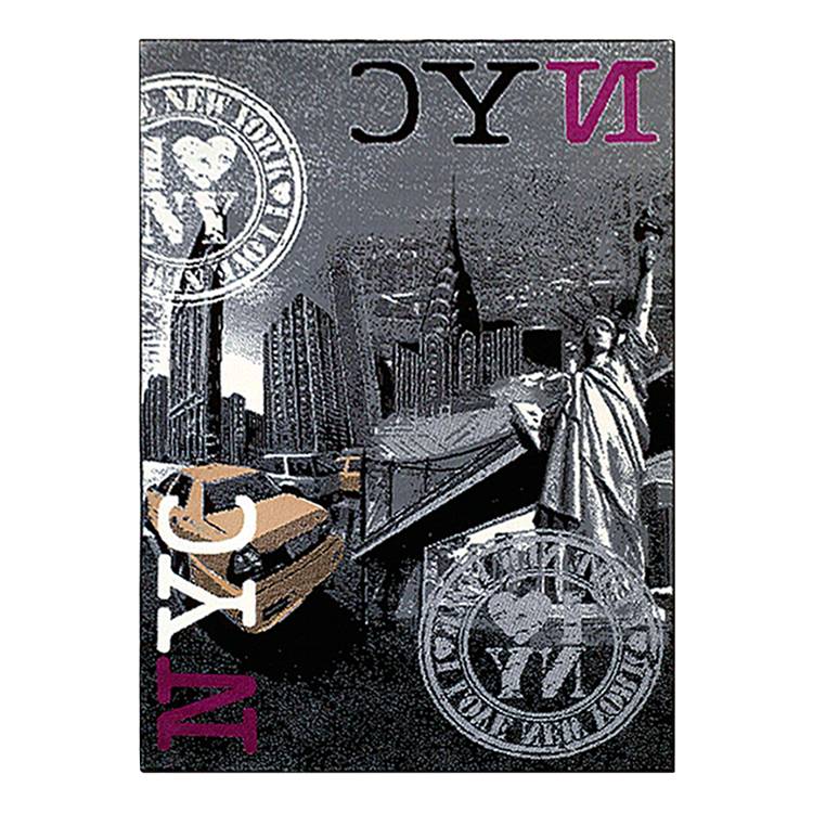 Teppich I Love NYC - Schwarz/Grau, Hanse Home Collection Teppich I Love NYC - Schwarz/Grau, Hanse Home Collection