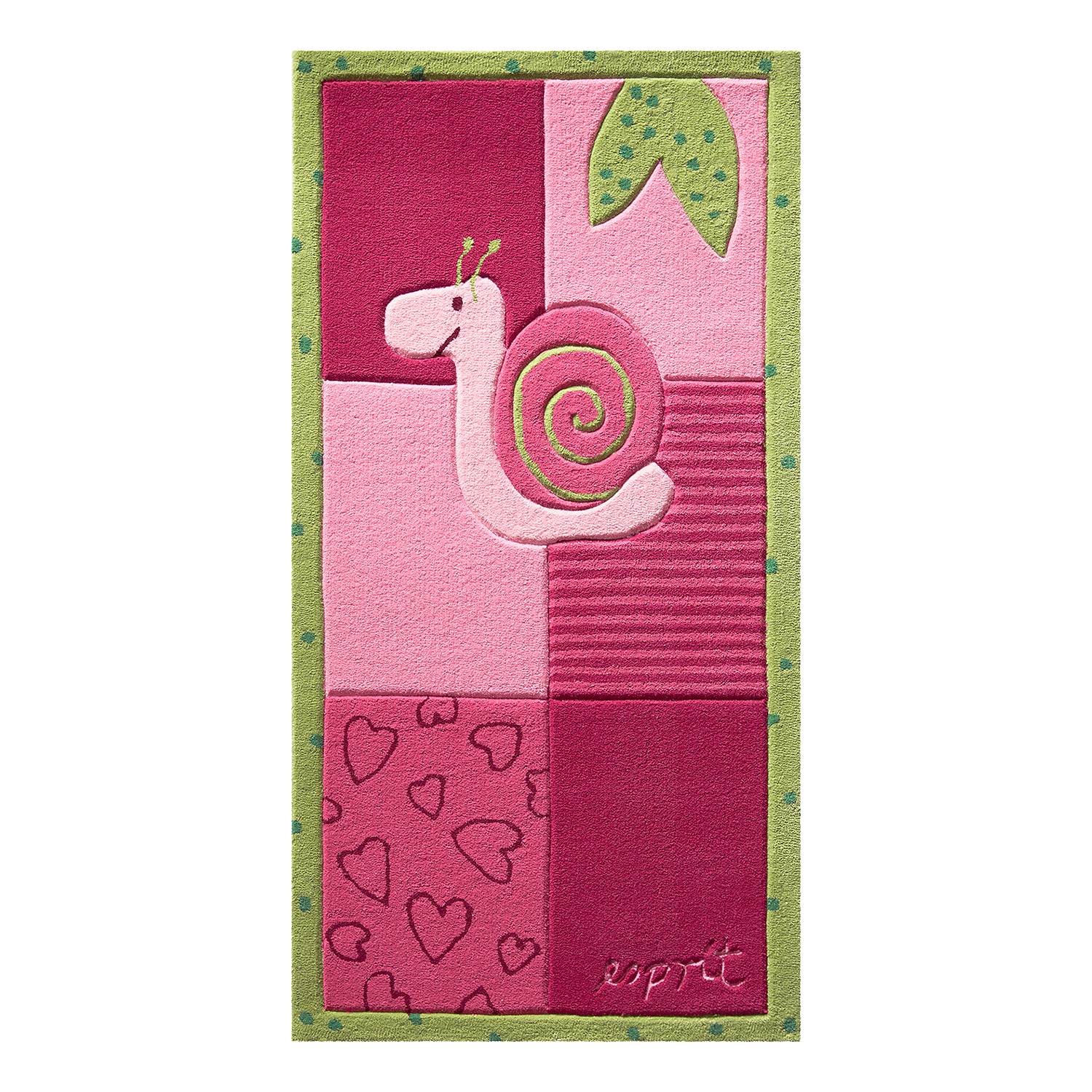 Tapijt Kids Collection met de hand getuft roze 70x140cm_ Esprit Home