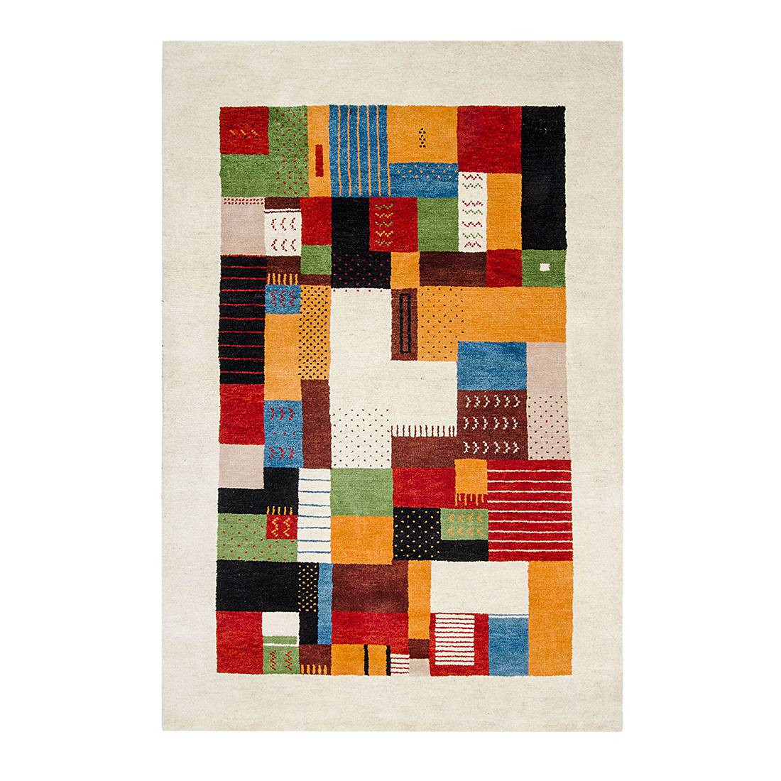 Teppich Lorca Gabbeh - Bunt - MaÃŸe: 140 x 70 cm, Parwis