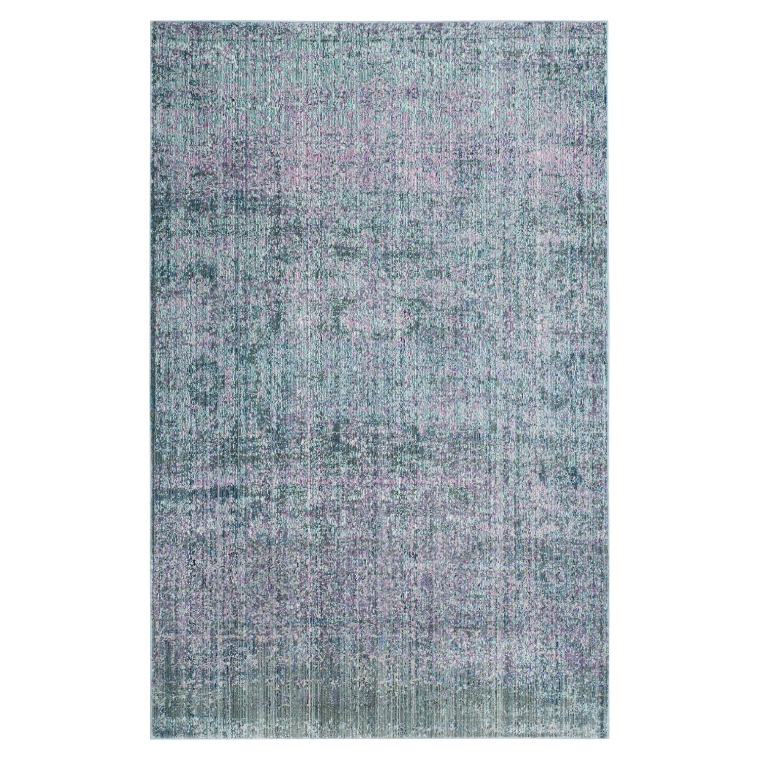 Teppich Lulu Vintage - Kunstfaser - TÃ¼rkis / Pink - 121 x 182 cm, Safavieh