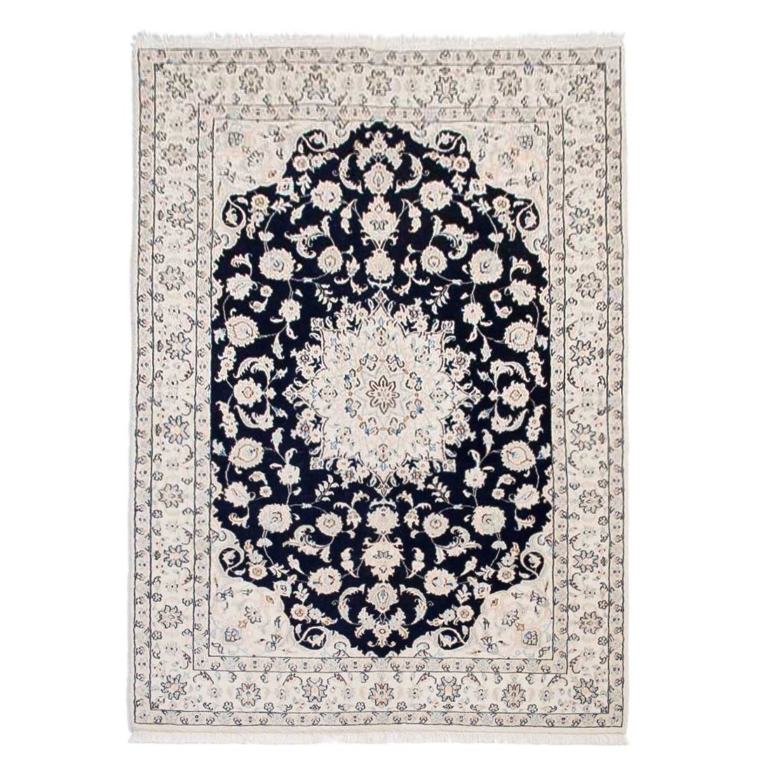 Teppich Nain Scherkat Royal - Blau - 170 x 240 cm, Parwis