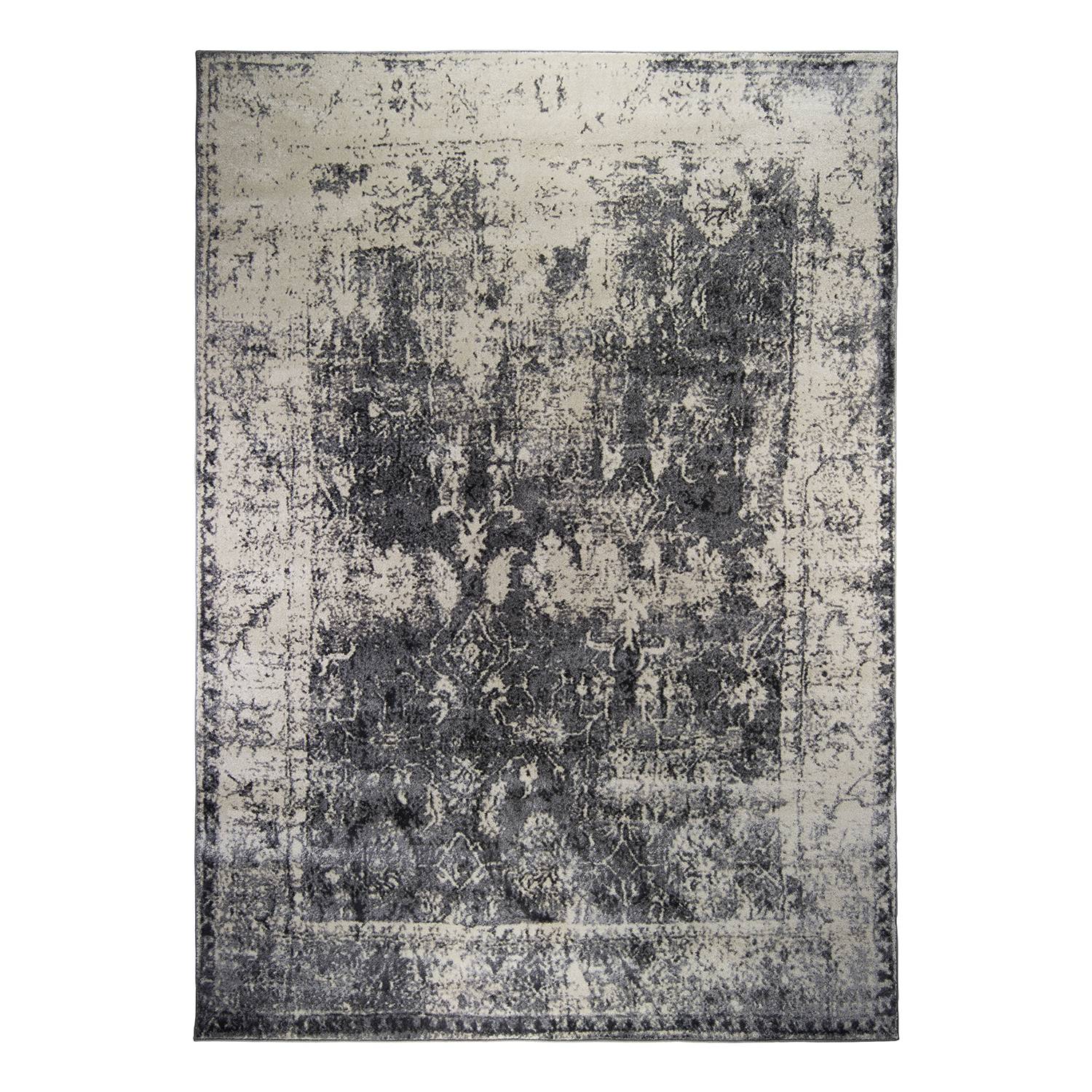 Teppich Rossini - Kunstfaser - Grau - 200 x 285 cm, Luxor living