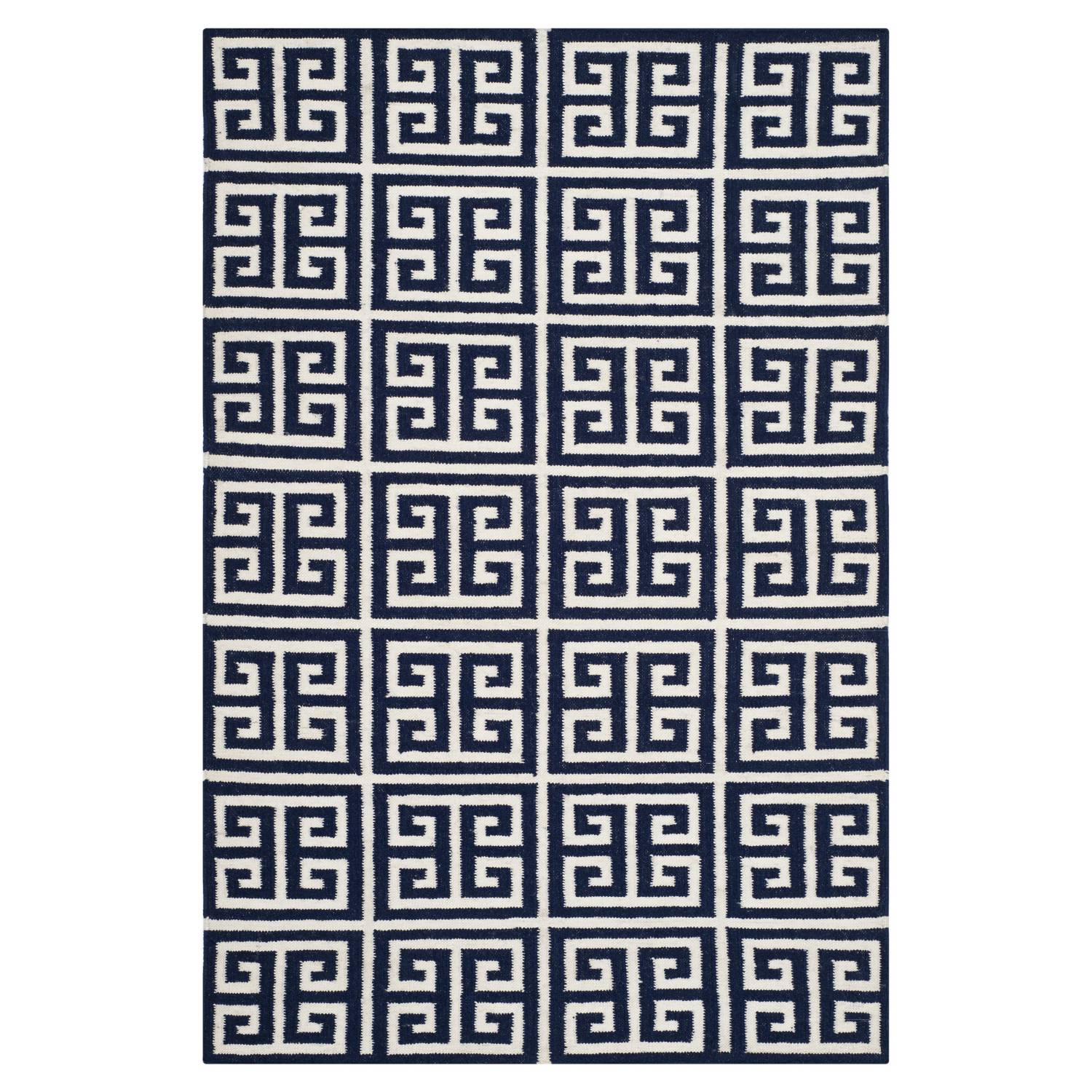 Teppich Taroundant - Blau/Creme - 122 x 183 cm, Safavieh