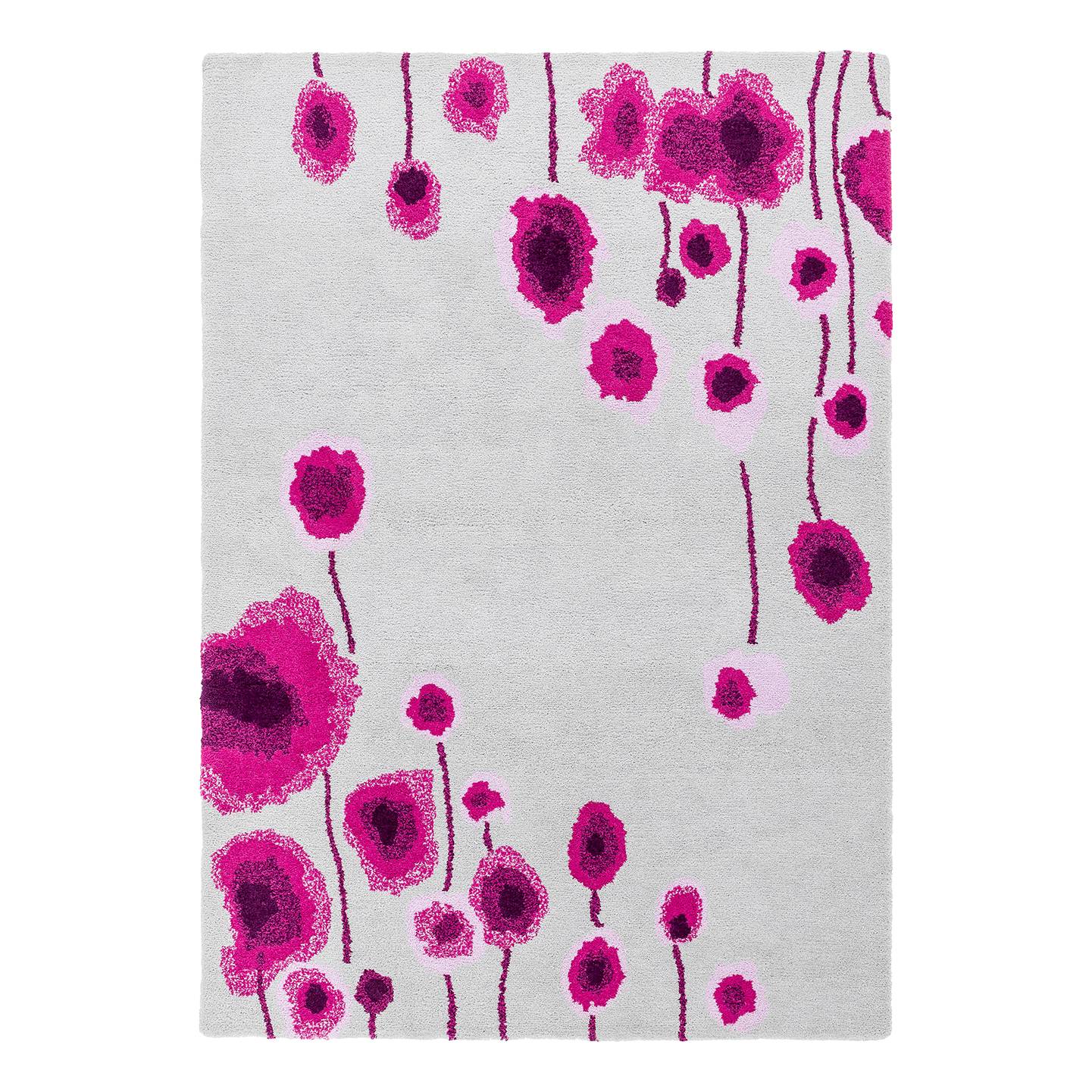 Teppich Verona I - Kunstfaser - WeiÃŸ / Pink - 160 x 230 cm, Astra