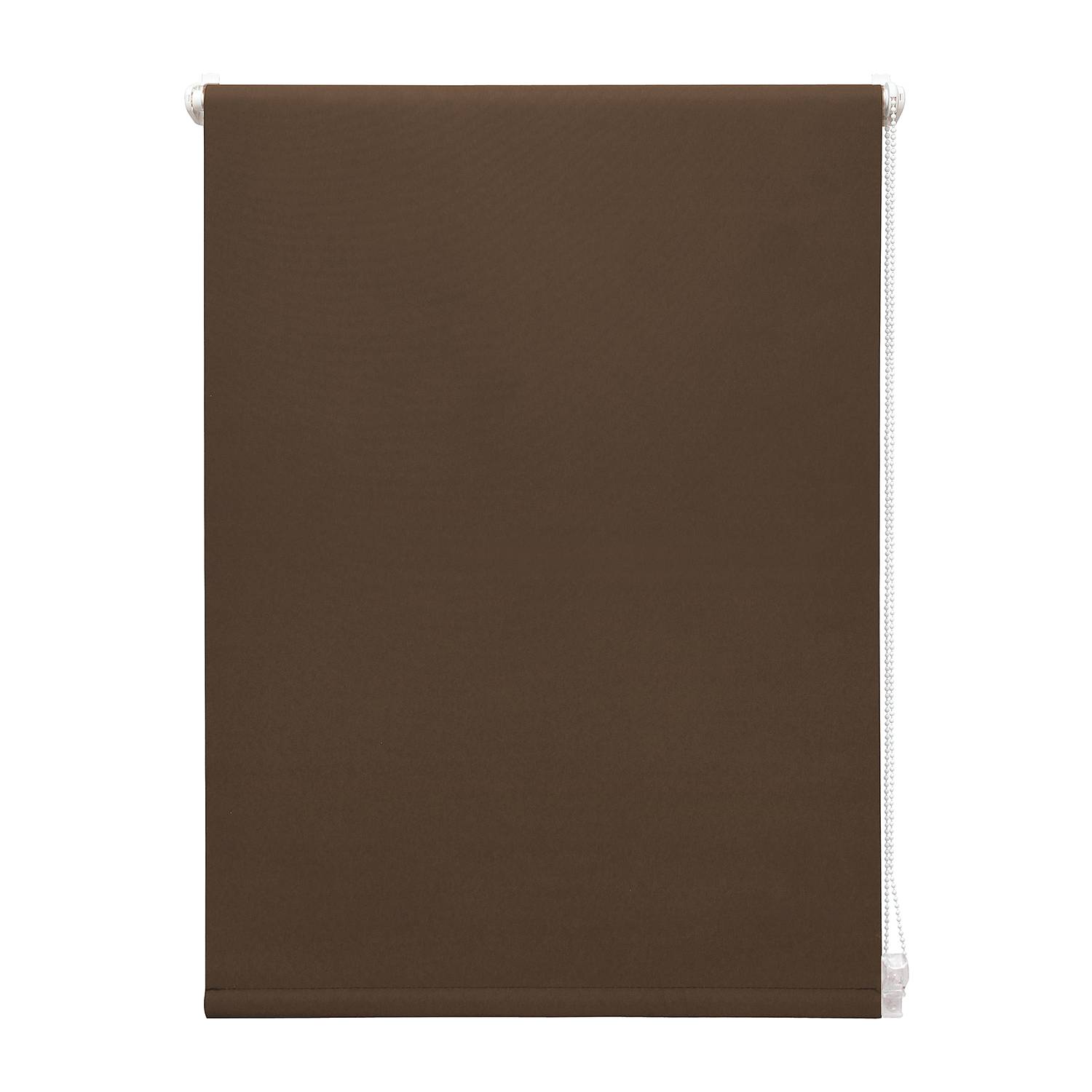 Thermo-/ Verdunkelungsrollo Swansea - Kunststoff / Kunstfaser - Braun - 70 x 150 cm, Furnitive