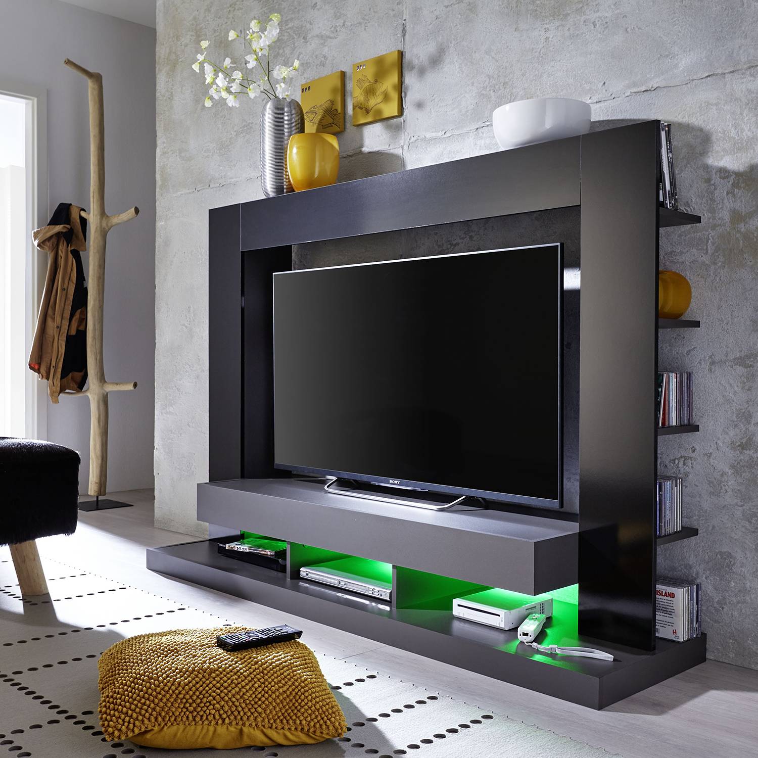 Tv wand hochglanz »–› preissuchmaschine.de