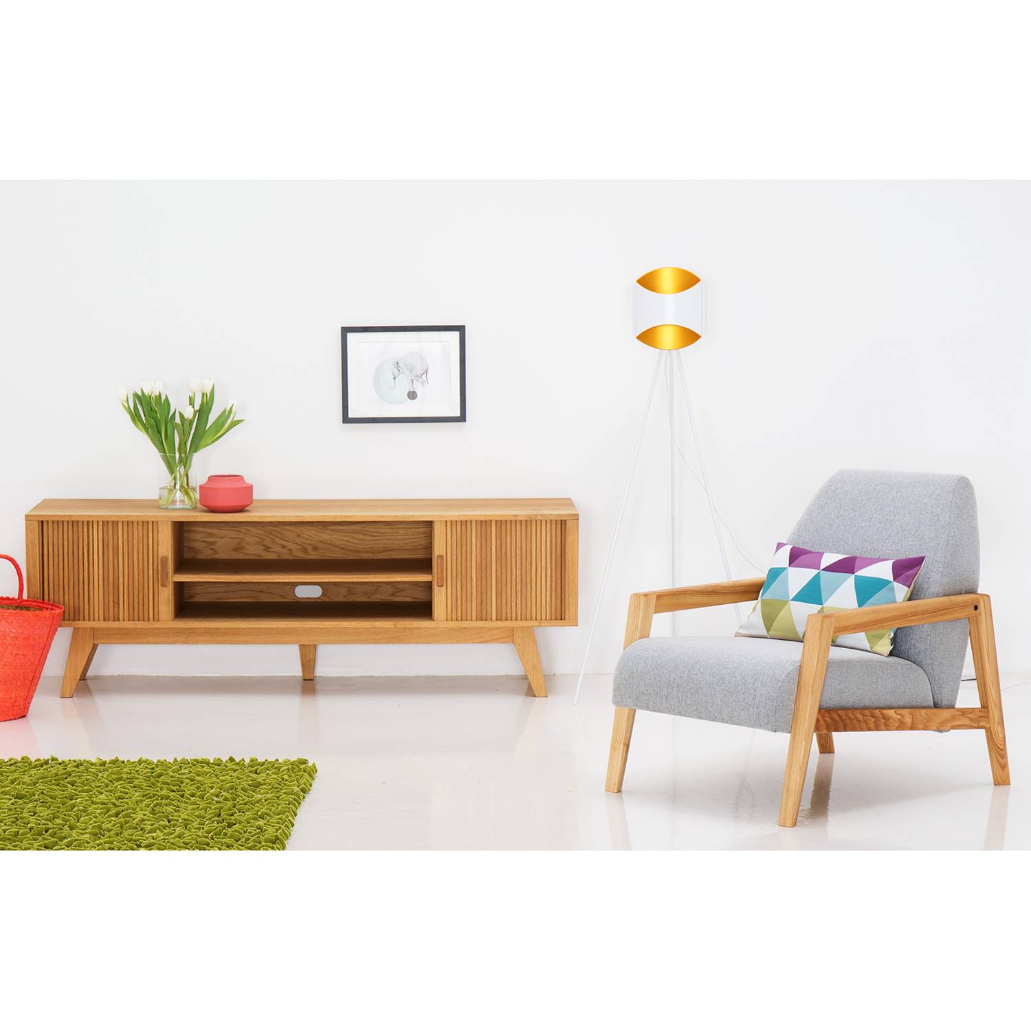Lowboard LASSE von STUDIO COPENHAGEN - Einrichtungsvorschlag