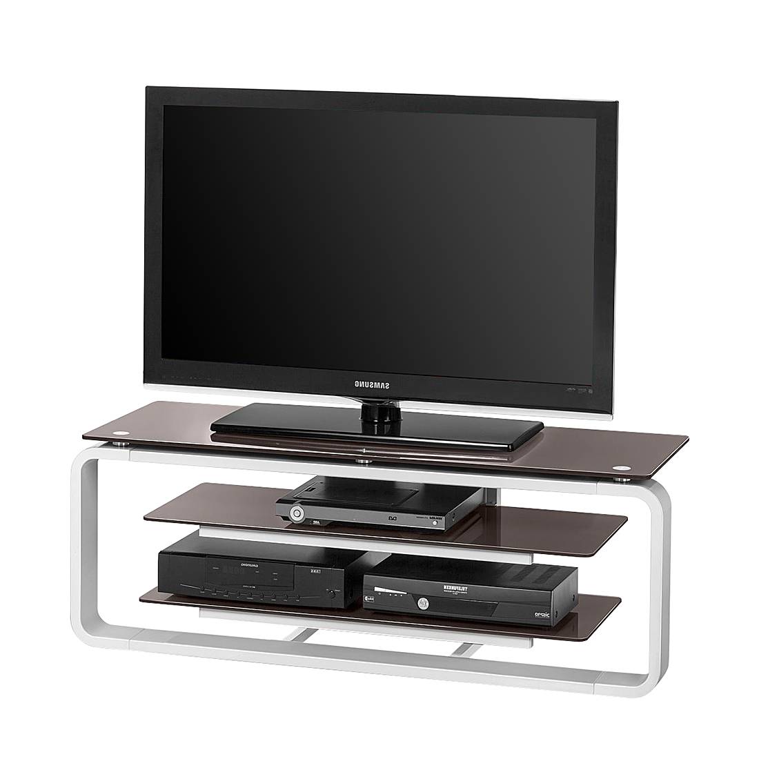 M ma kl0039 tv rack jared i – hochglanz weià / lava – 110 cm, maja ...