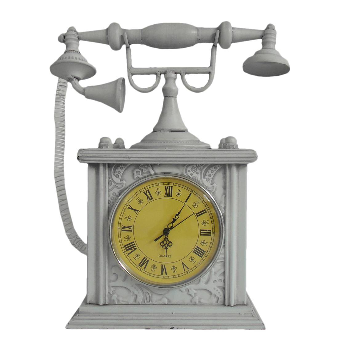 Uhr Telefon Antique - Eisen - WeiÃŸ, My Flair