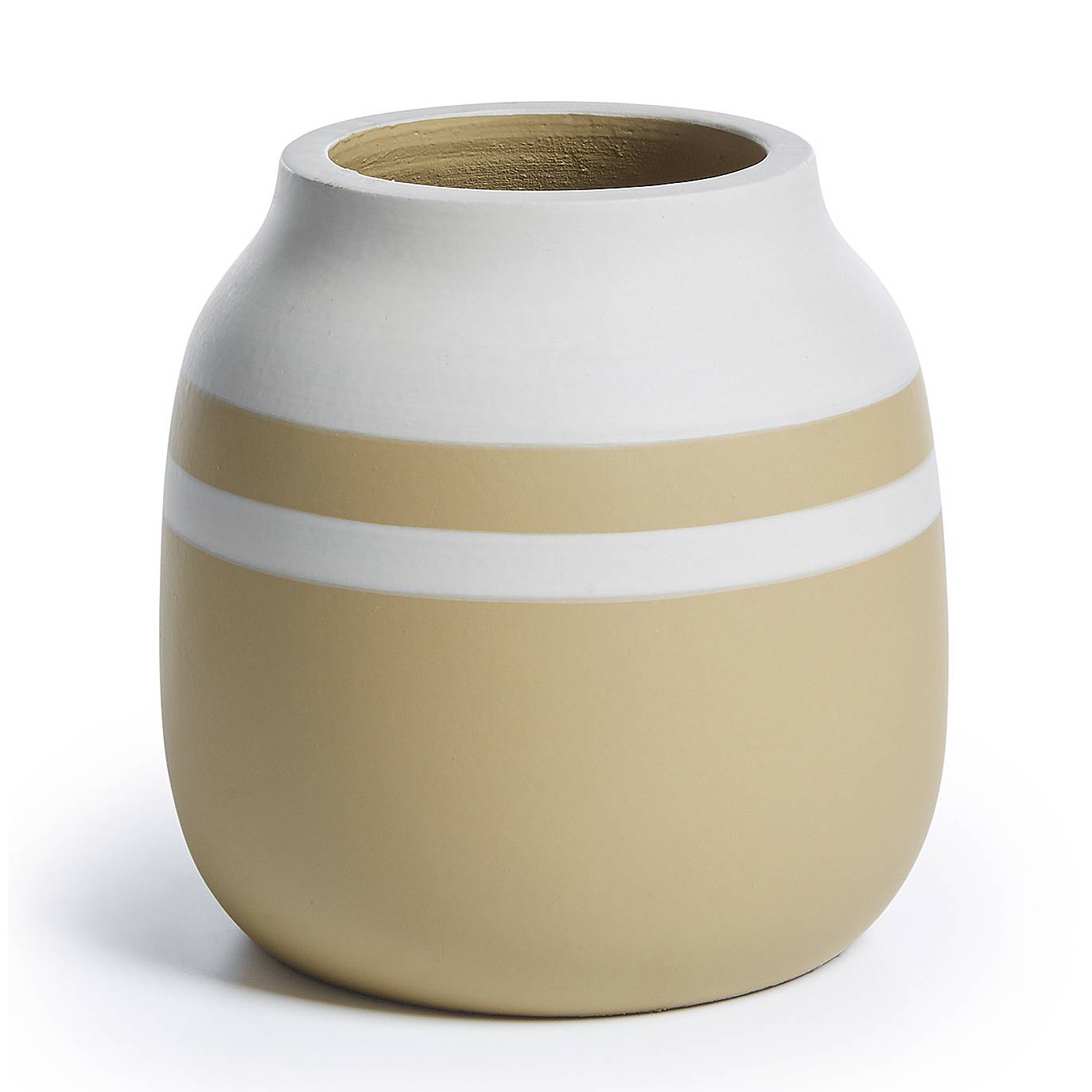 Vase NONE II - Keramik - WeiÃŸ / Gelb, JuliÃ  Grup