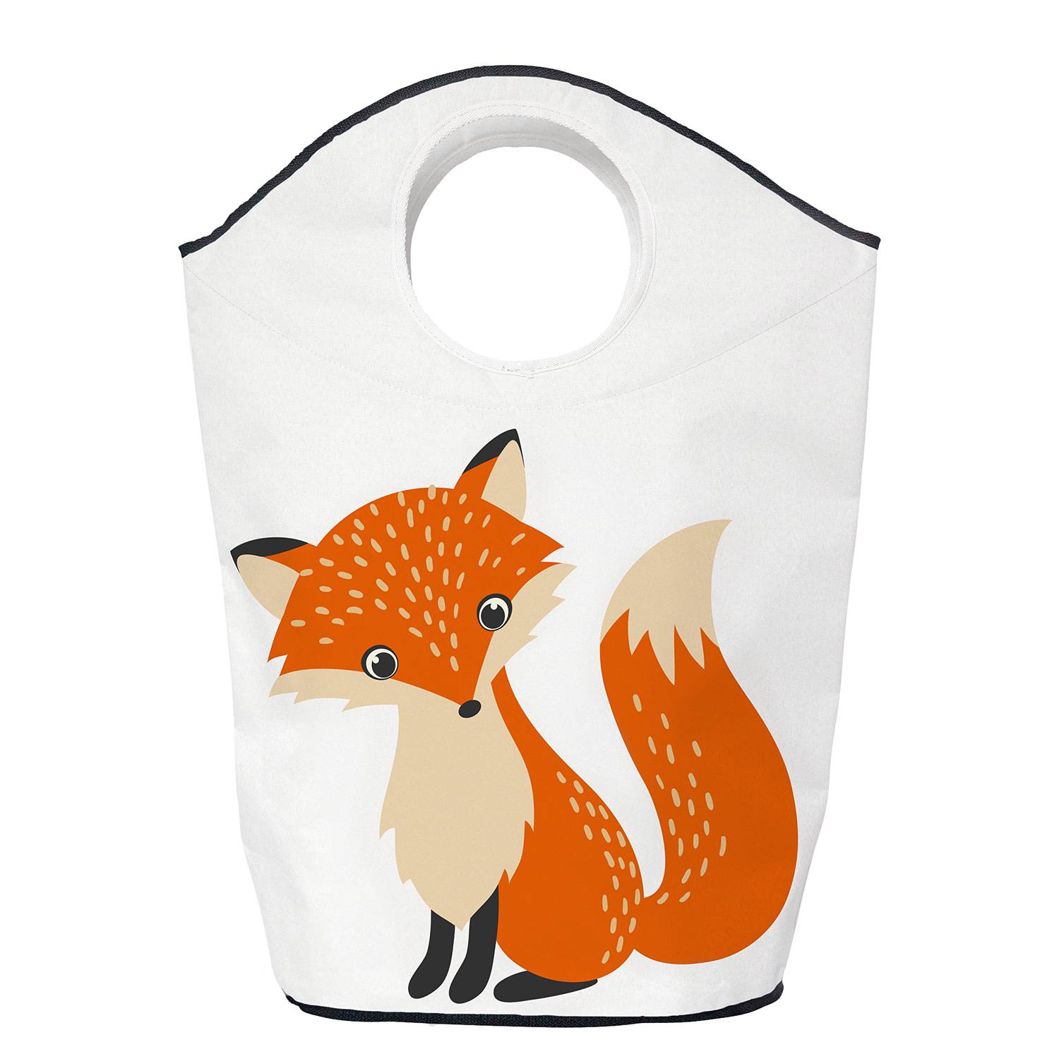 WÃ¤schesammler Foresty Fox - Webstoff - WeiÃŸ / Orange, Butter Kings