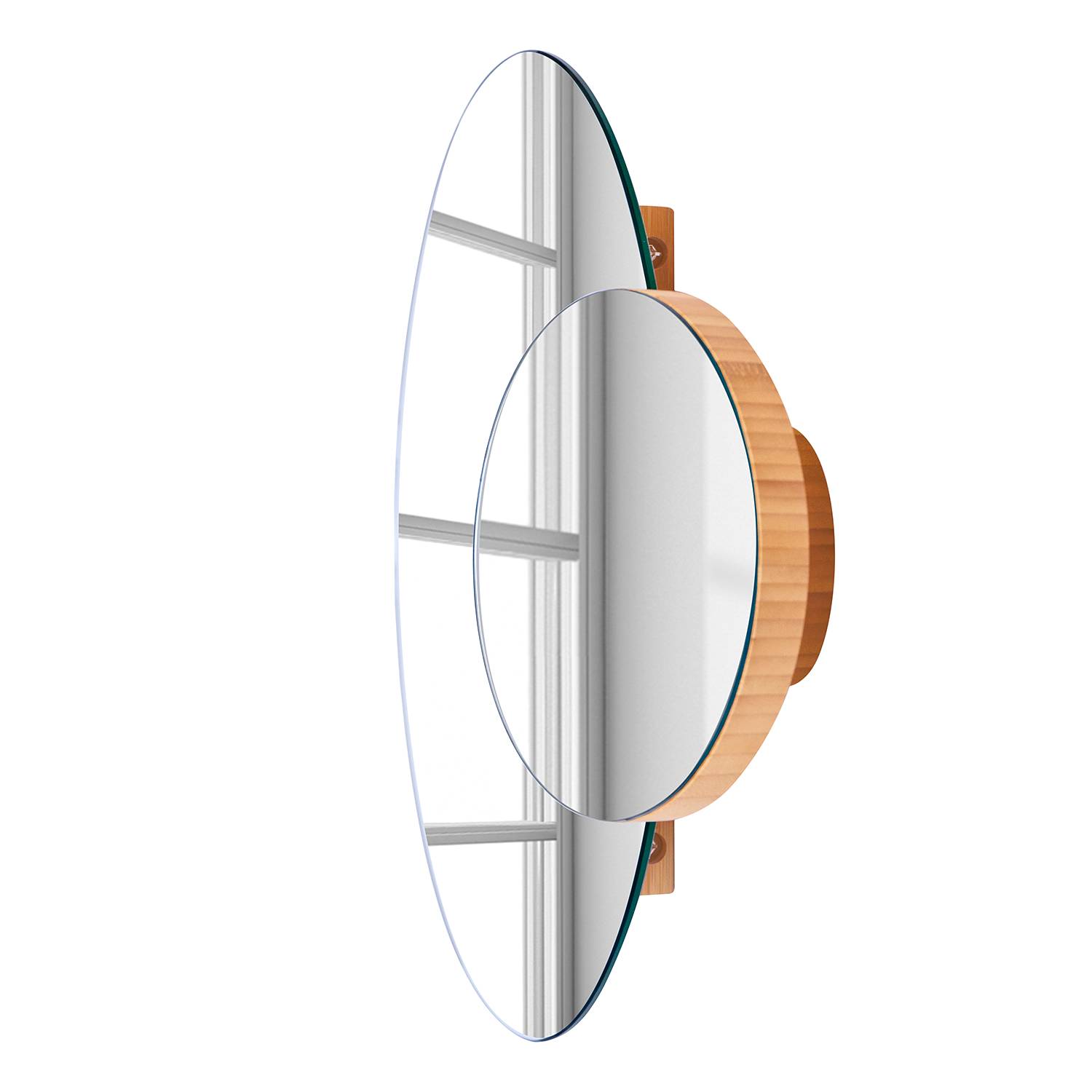 Wandspiegel Eclipse Bruin_ Wireworks