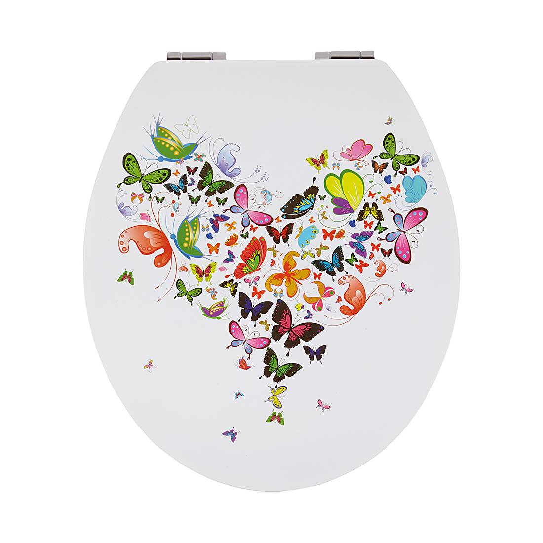 WC-Sitz Butterfly - WeiÃŸ, mit Absenkautomatik, Sanwood