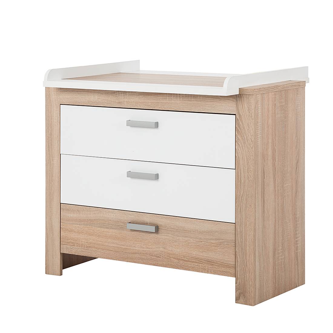Commode Bini eikenhoutkleurig mat wit_ Kids Club Collection