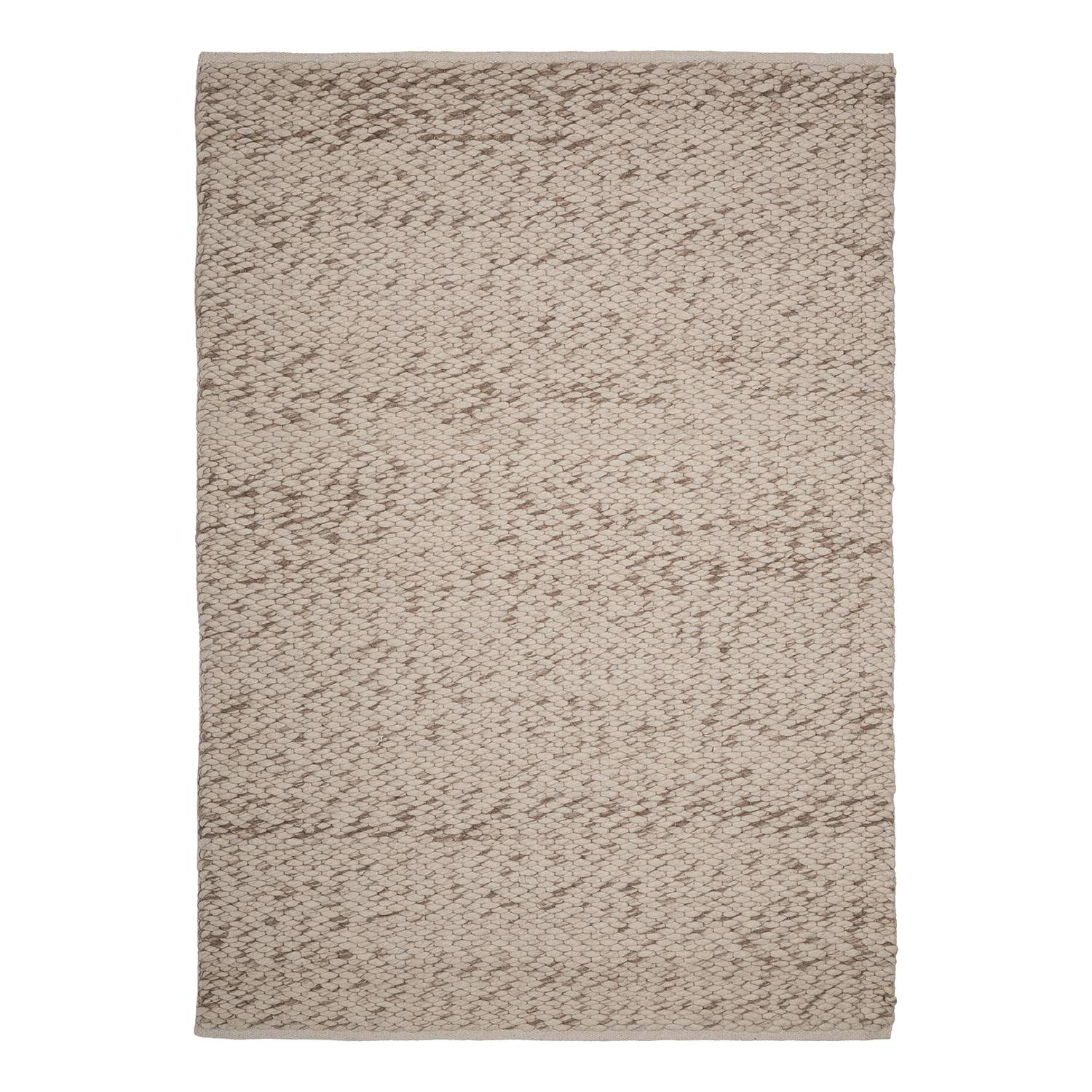 Wollteppich Taatrup - Mischgewebe - Beige - 140 x 200 cm, Ars Natura